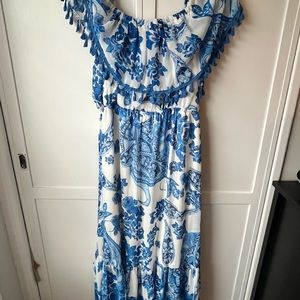 Off Shoulder Maxi Dress
